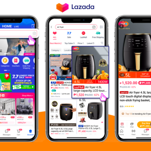 Lazada retailer’s case. Making large numbers of orders from the top mobile app